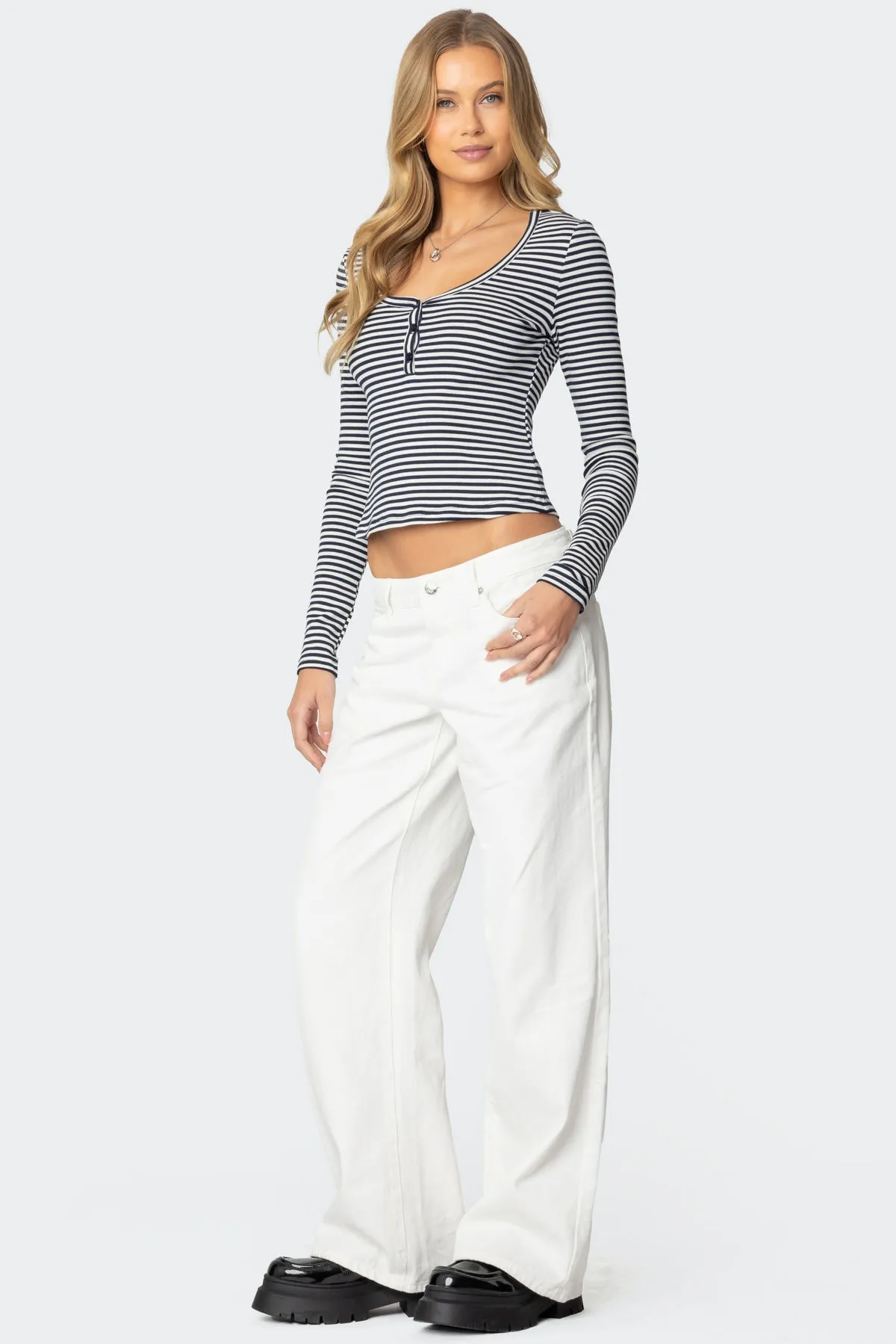 Jocelyn Striped Top sold by Edikted product image thumbnail 4