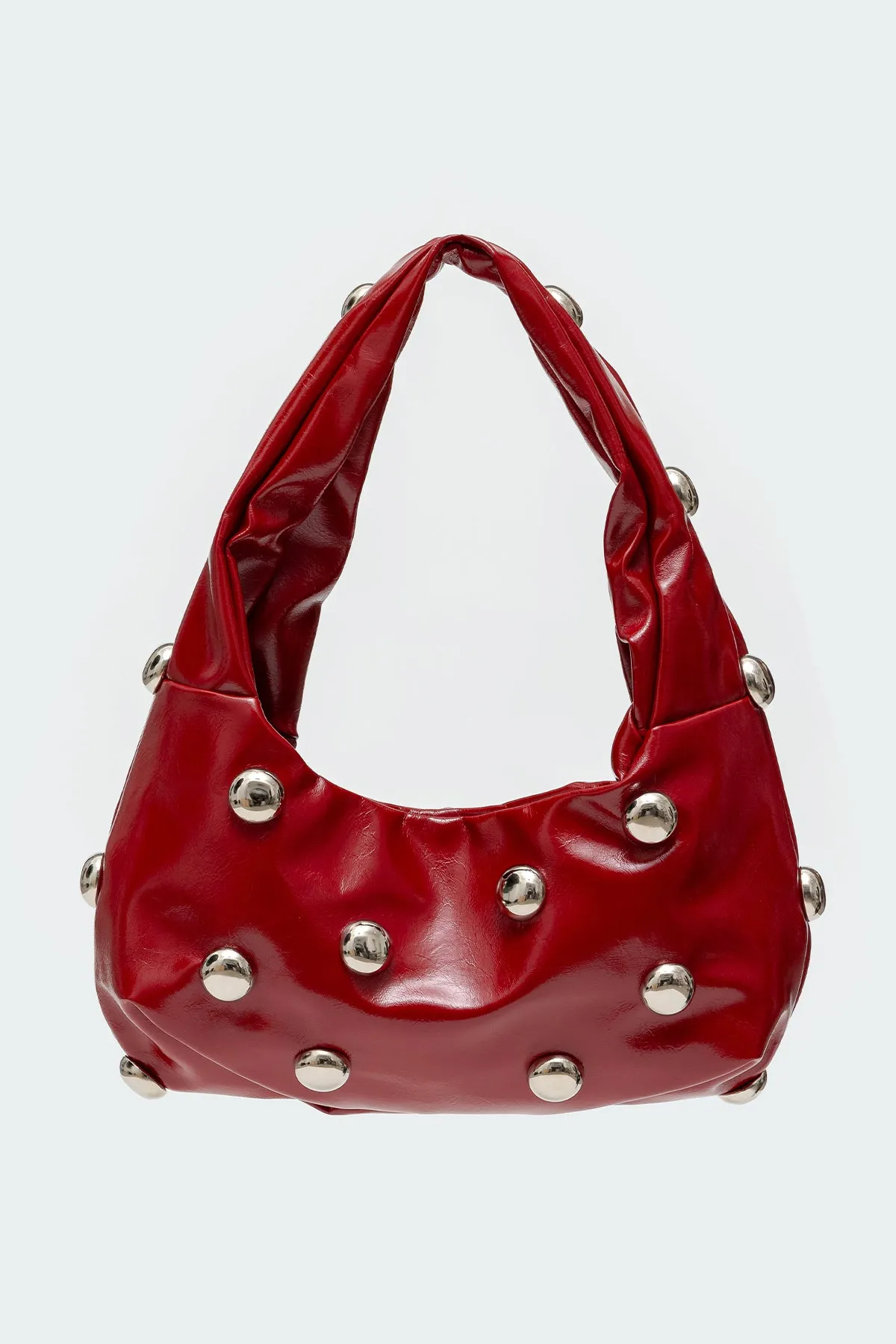 Bold Studded Faux Leather Bag sold by Edikted product image thumbnail 2