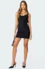 Cowl Neck Backless Mini Dress sold by Edikted