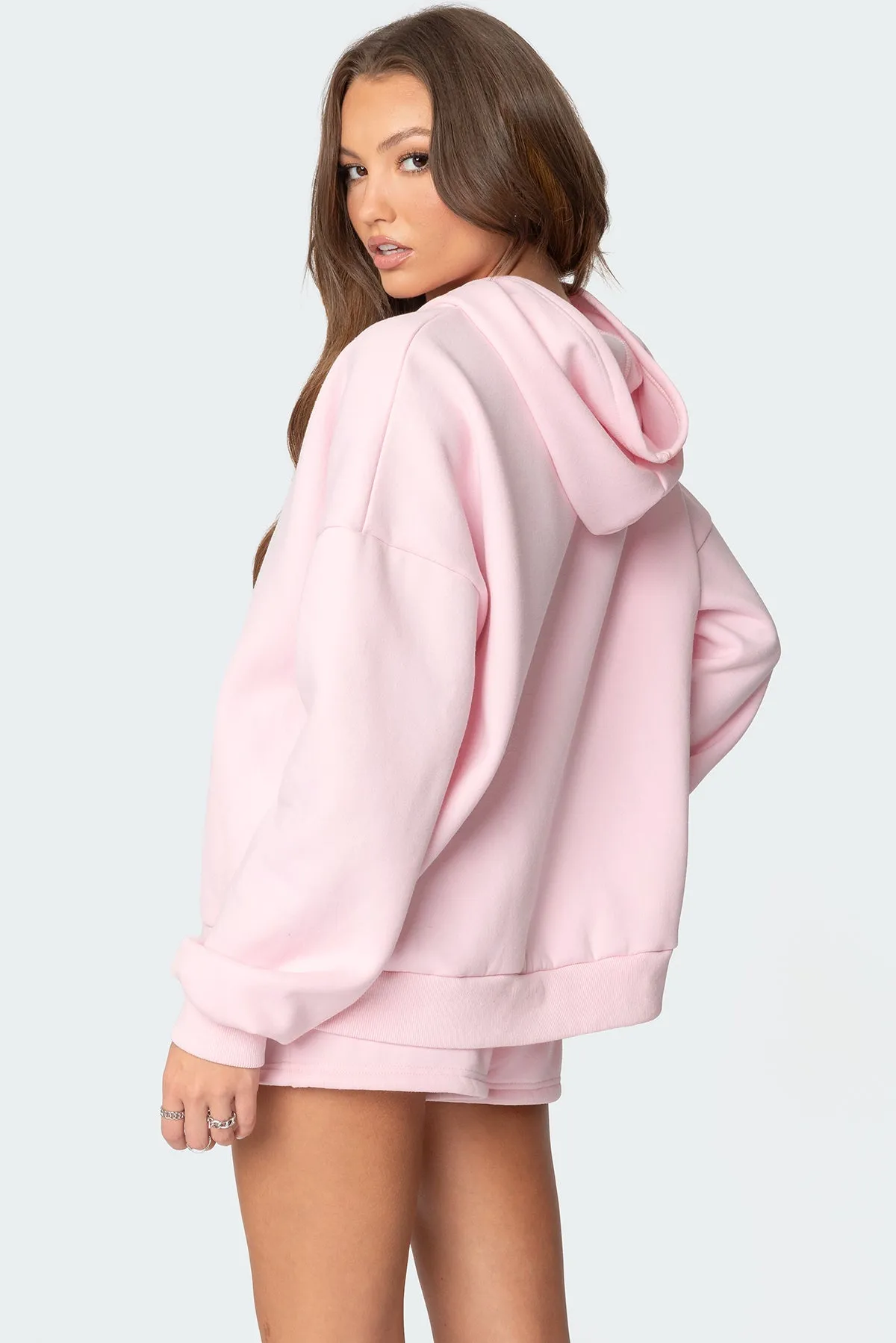 Mon Cheri Hoodie sold by Edikted product image thumbnail 5