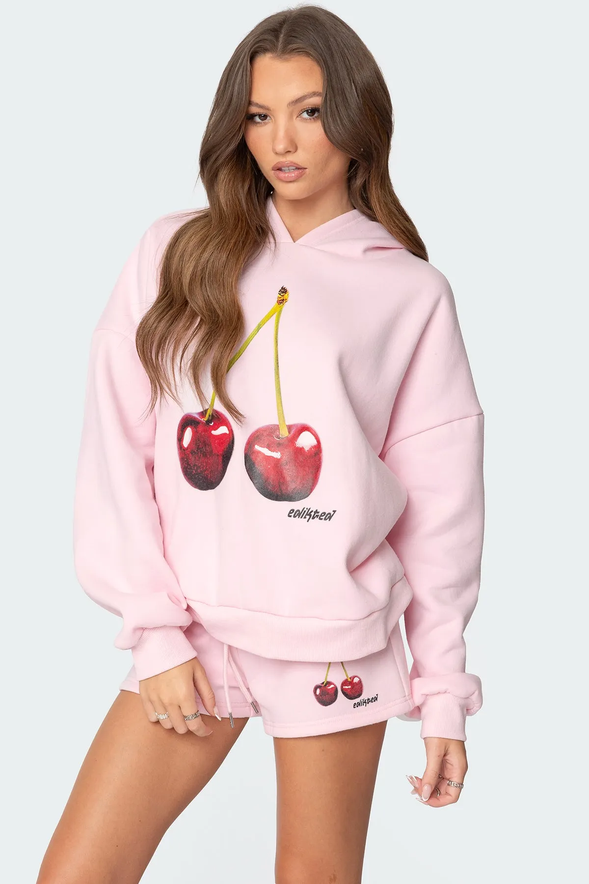 Mon Cheri Hoodie sold by Edikted product image thumbnail 3