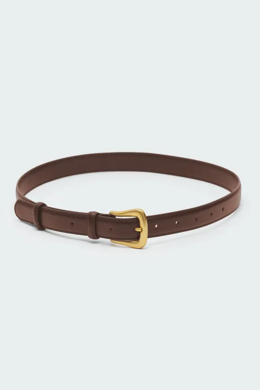 Back To Basics Faux Leather Belt sold by Edikted