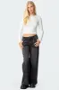 Grommet Low Rise Baggy Jeans sold by Edikted