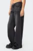 Grommet Low Rise Baggy Jeans sold by Edikted