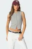 Basel Button Up Tank Top sold by Edikted