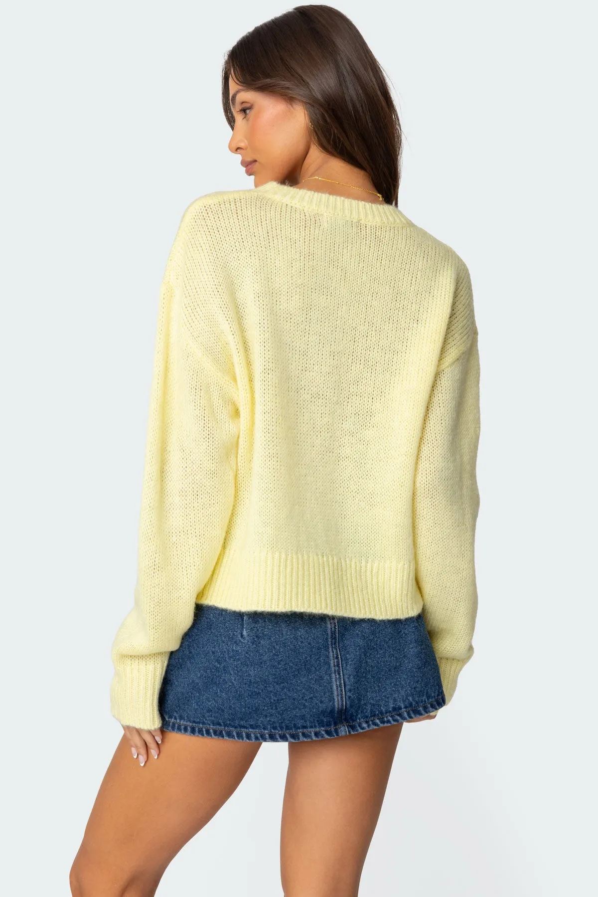 Kyrah Oversized Knit Sweater sold by Edikted product image thumbnail 3