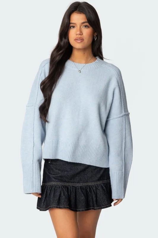 Shirley Oversized Sweater sold by Edikted