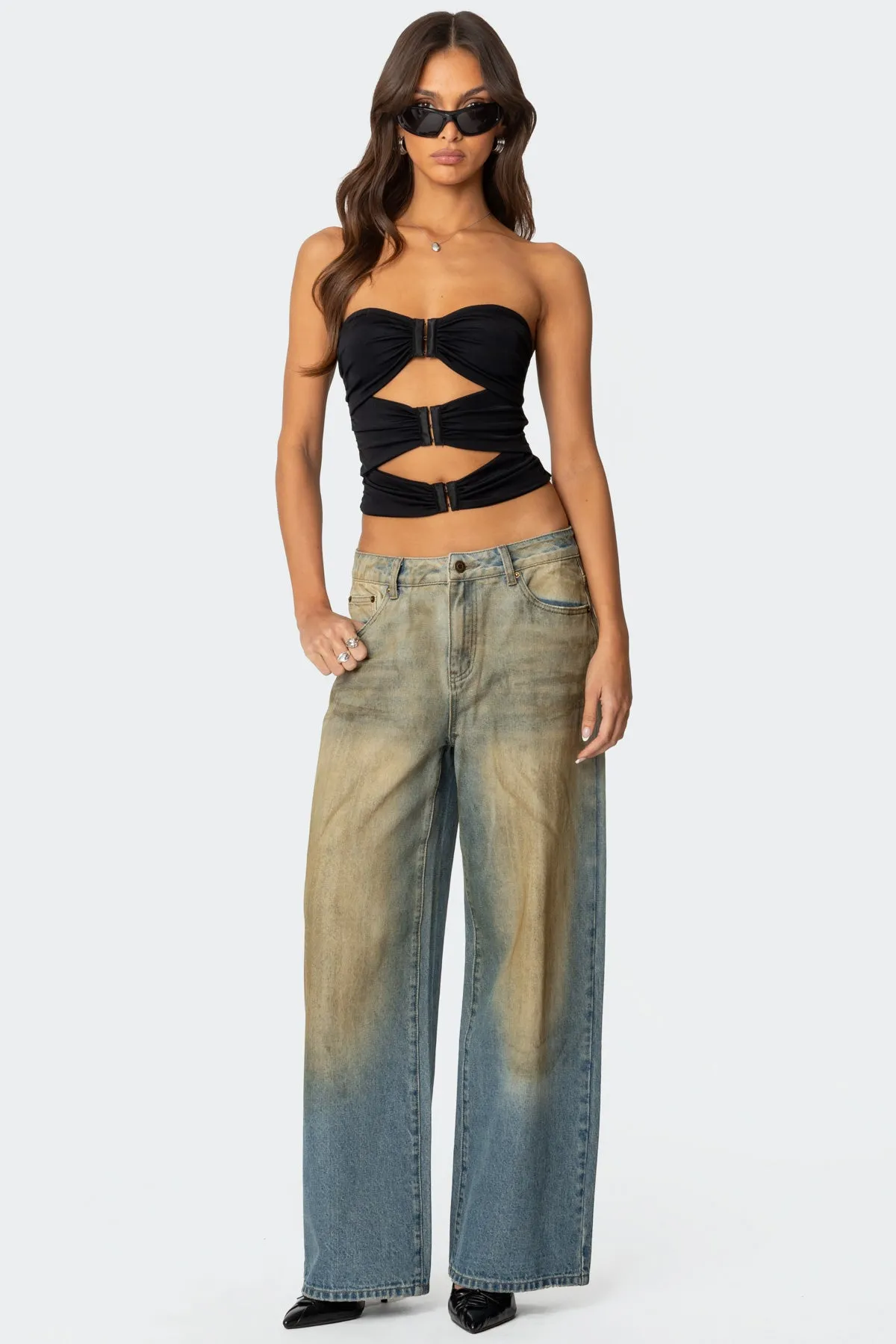Ariella Cut Out Strapless Top sold by Edikted product image thumbnail 2