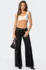 Summit Ruched Crop Top sold by Edikted