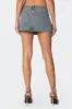 Quinlan Denim Cargo Mini Skirt sold by Edikted
