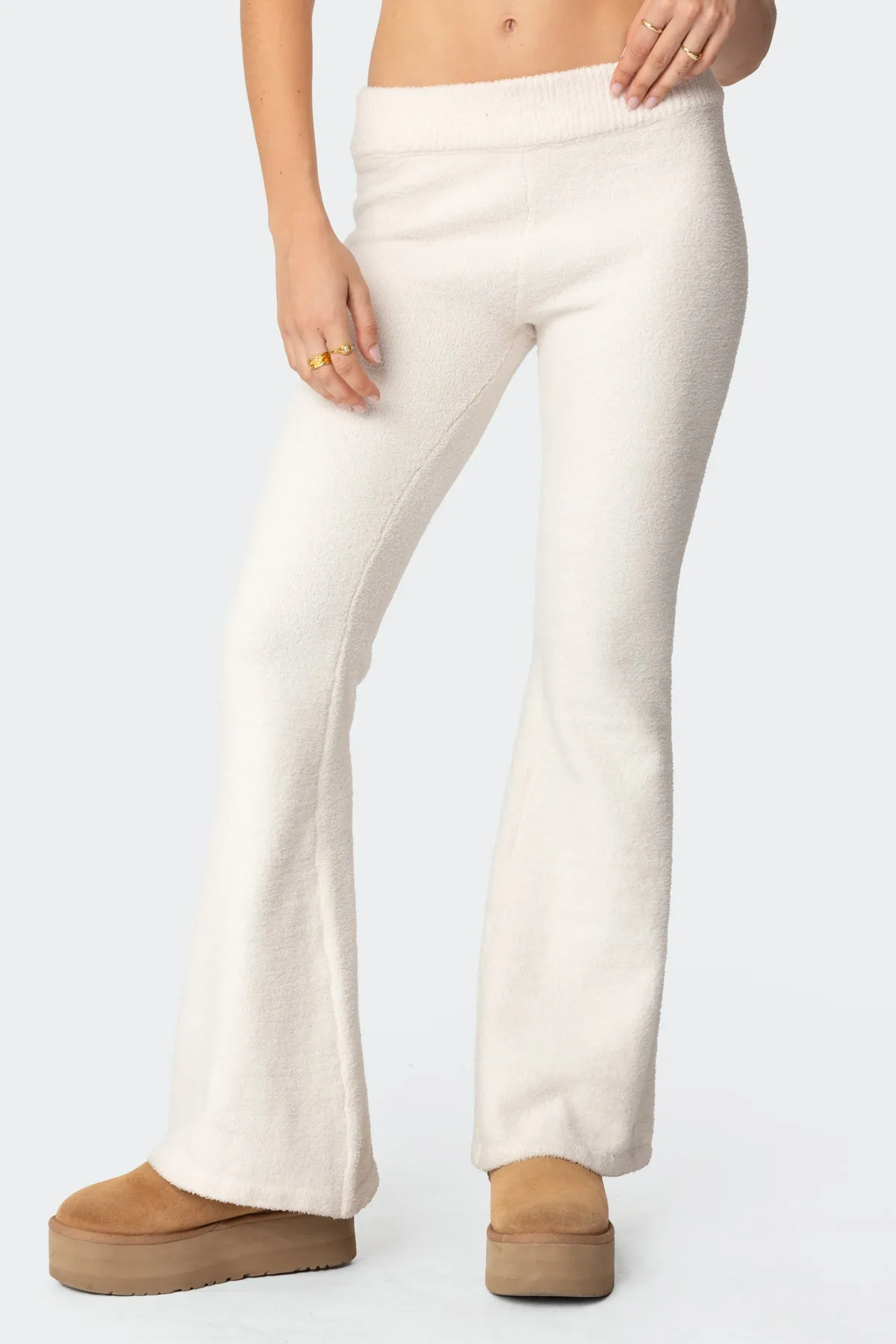 Plush Flared Pants sold by Edikted product image thumbnail 2