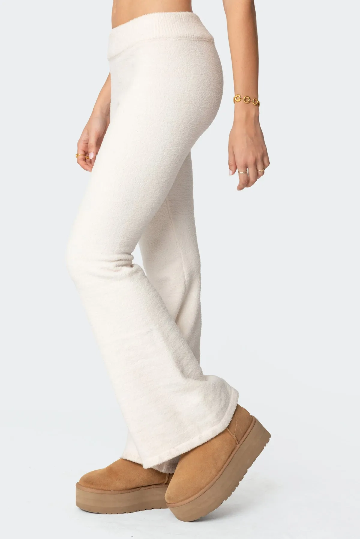 Plush Flared Pants sold by Edikted product image thumbnail 4