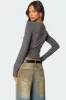 Lake Boat Neck Top sold by Edikted
