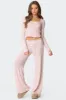 Peekaboo Lace Long Sleeve Top sold by Edikted