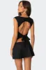 Fae Square Neck Open Back Top sold by Edikted