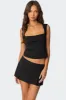 Fae Square Neck Open Back Top sold by Edikted