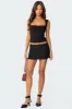 Fae Square Neck Open Back Top sold by Edikted