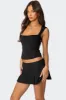 Fae Square Neck Open Back Top sold by Edikted