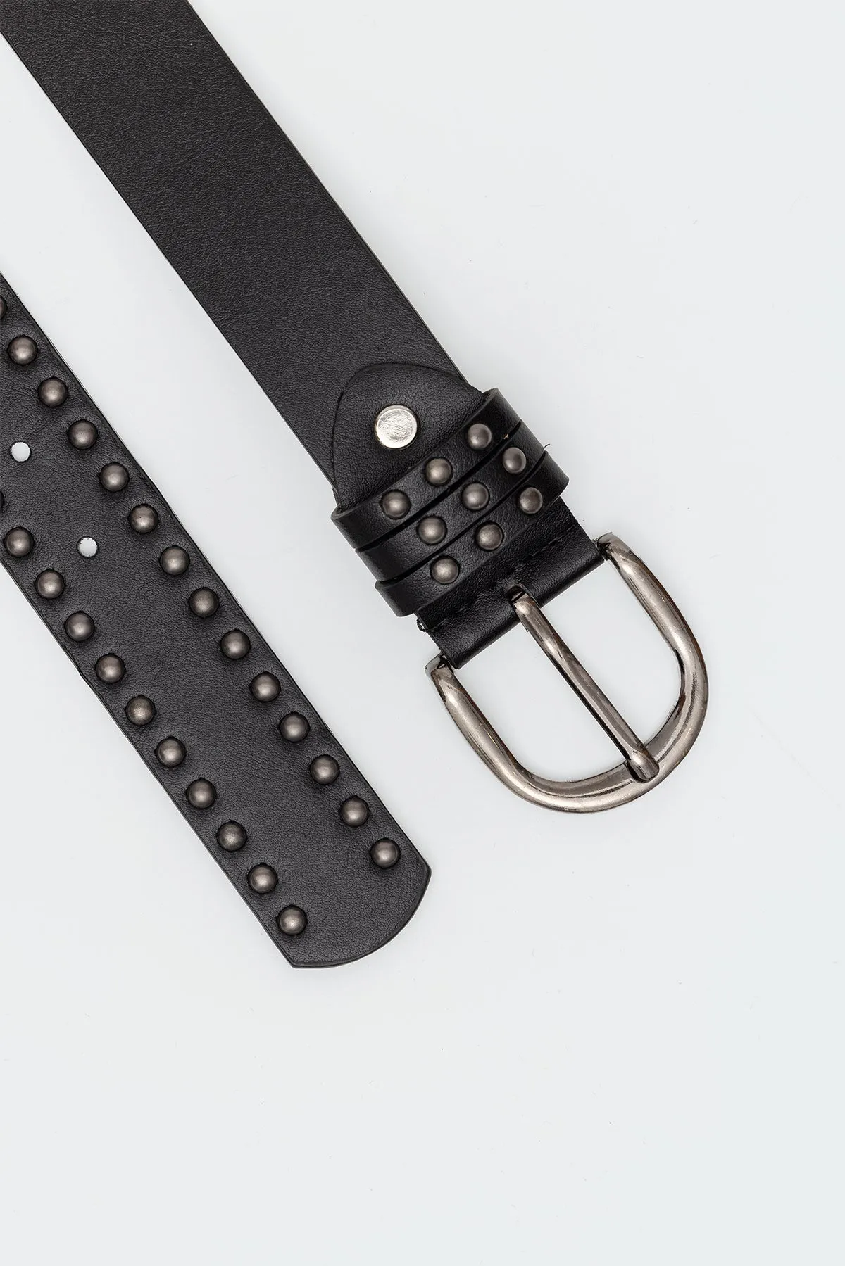 Studded Faux Leather Belt sold by Edikted product image thumbnail 3