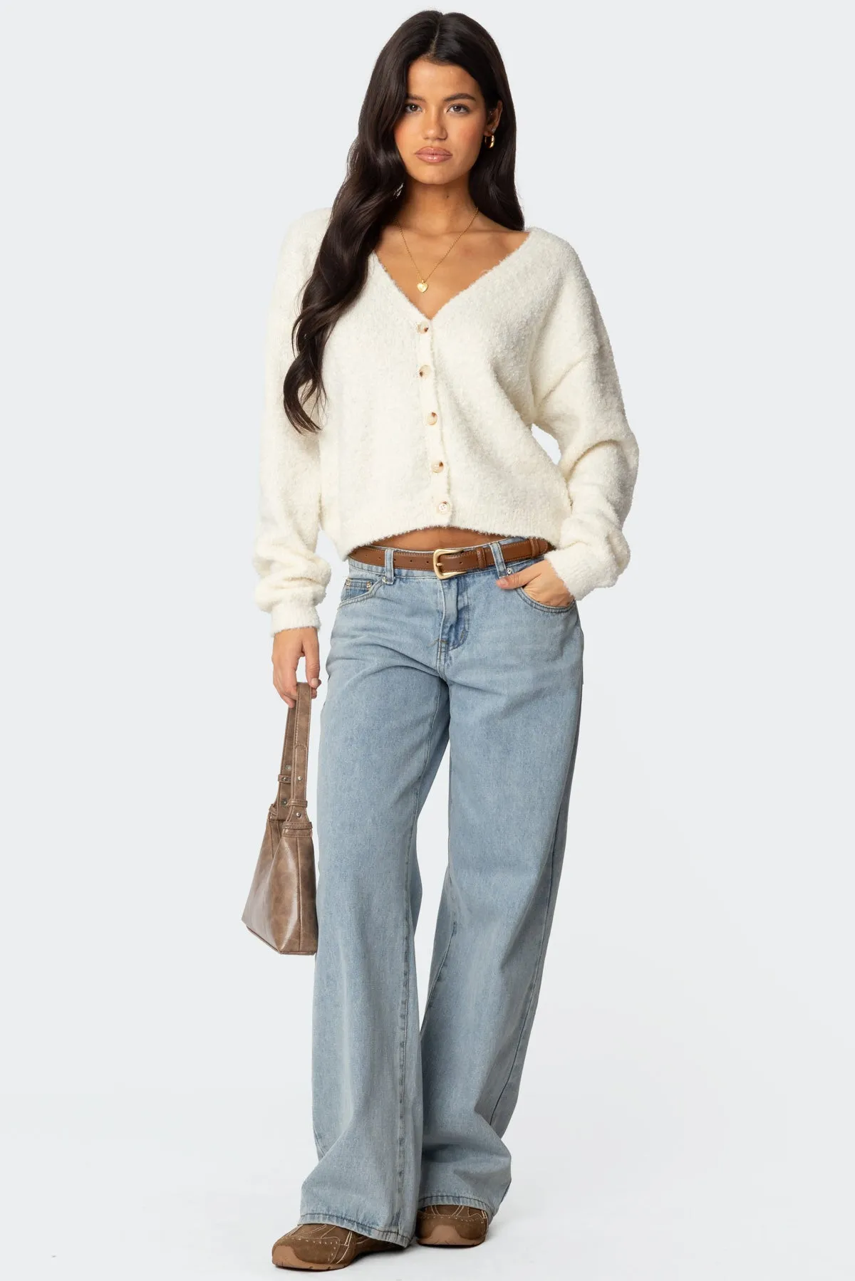 Jade Knitted Cardigan sold by Edikted product image thumbnail 2