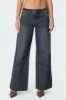 Laney Vintage Washed Low Rise Jeans sold by Edikted