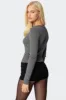 Shilo Ribbed Cardigan sold by Edikted