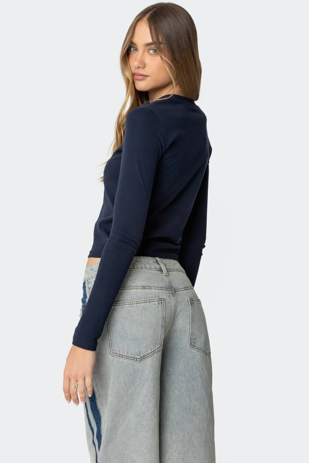 Kiwi Long Sleeve T Shirt sold by Edikted product image thumbnail 4