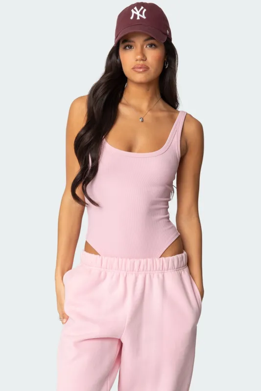 Lakely Ribbed Bodysuit sold by Edikted