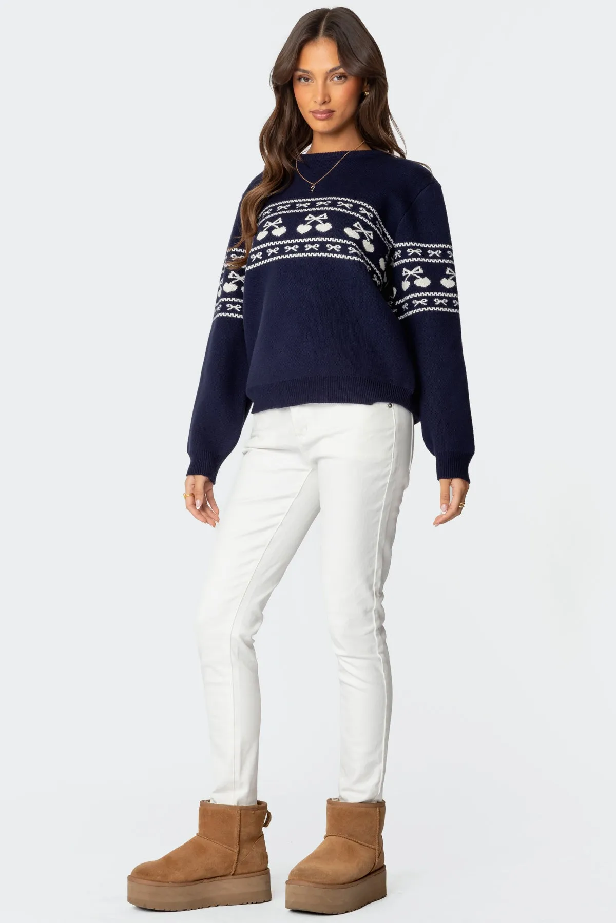 Holiday Cheer Sweater sold by Edikted product image thumbnail 4