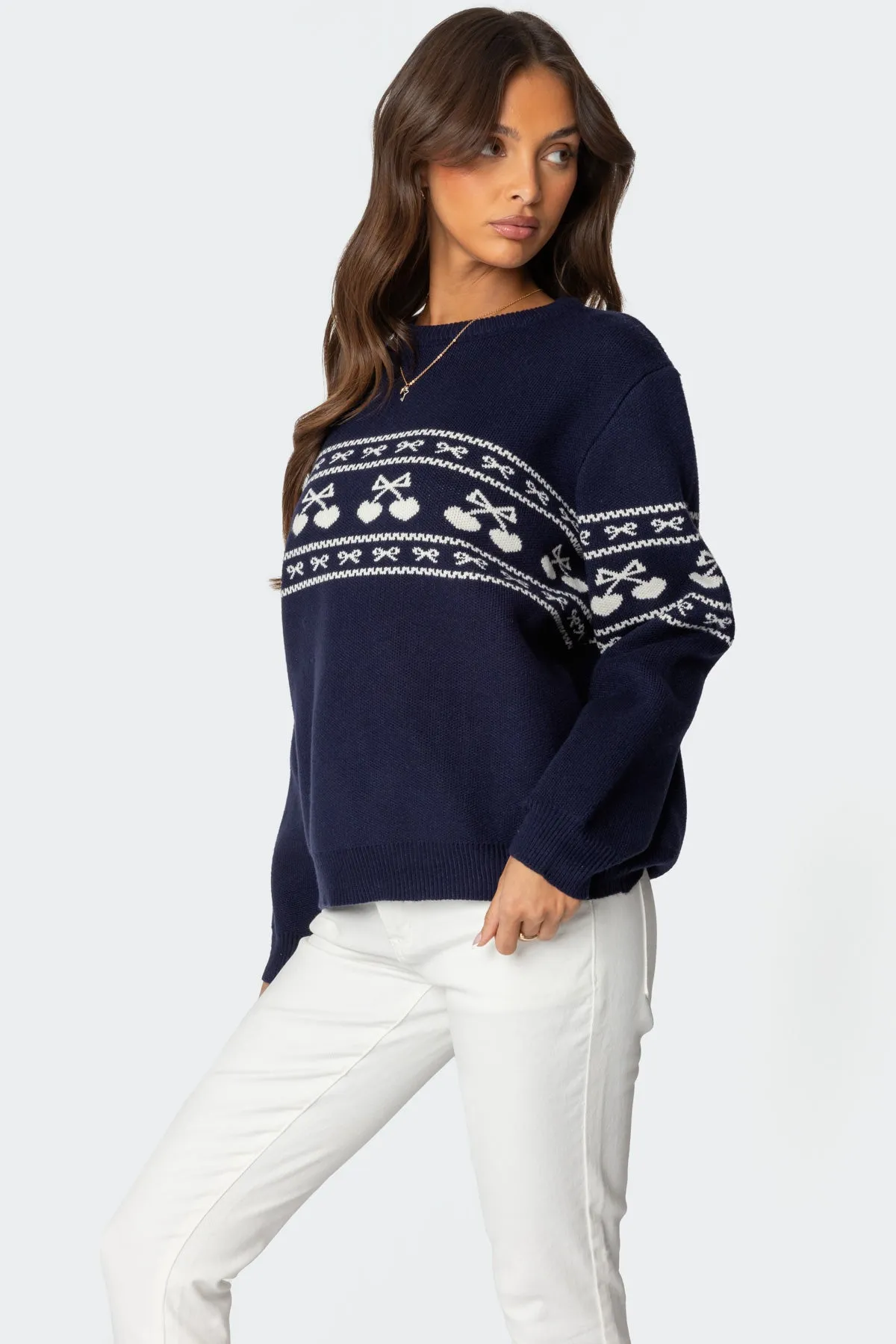 Holiday Cheer Sweater sold by Edikted product image thumbnail 3