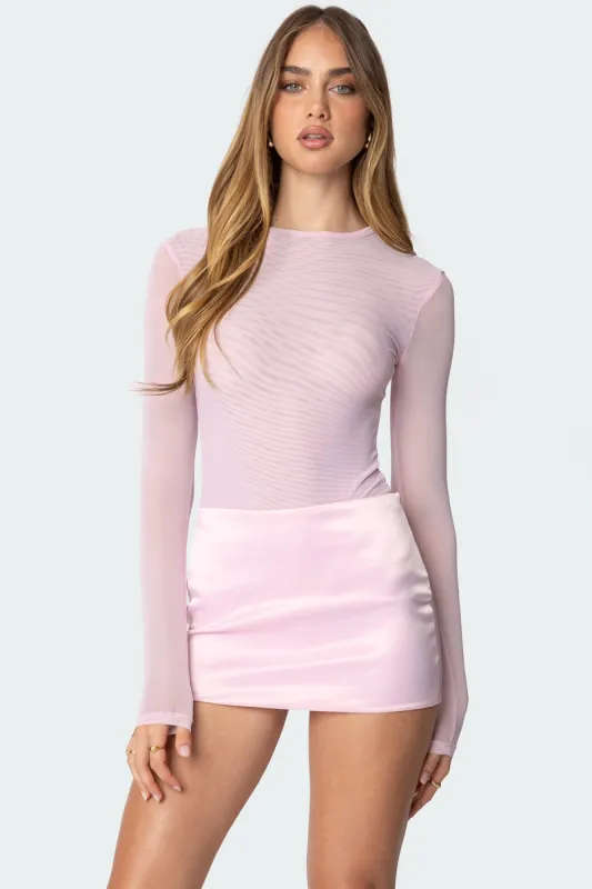 Clio Mesh Bodysuit sold by Edikted