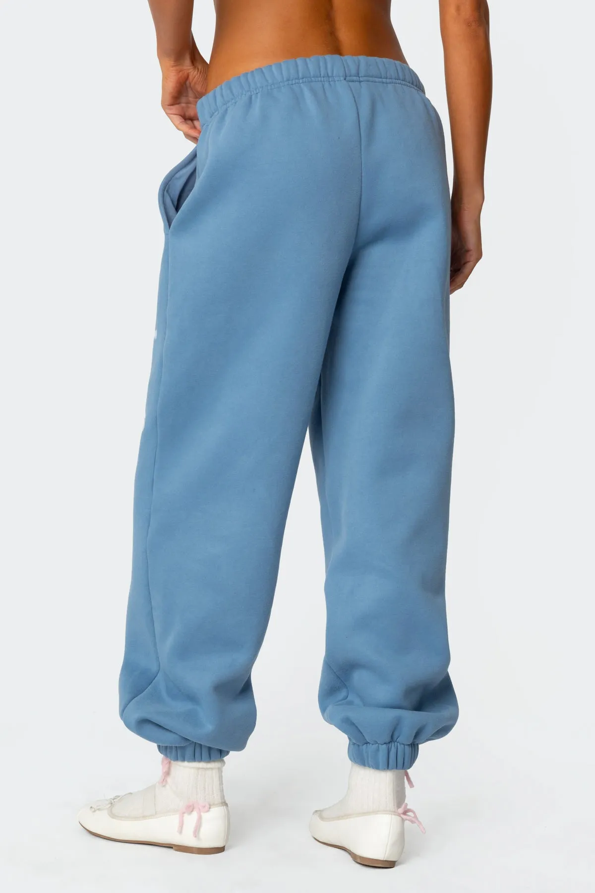 Bow Bliss Oversized Sweatpants sold by Edikted product image thumbnail 5