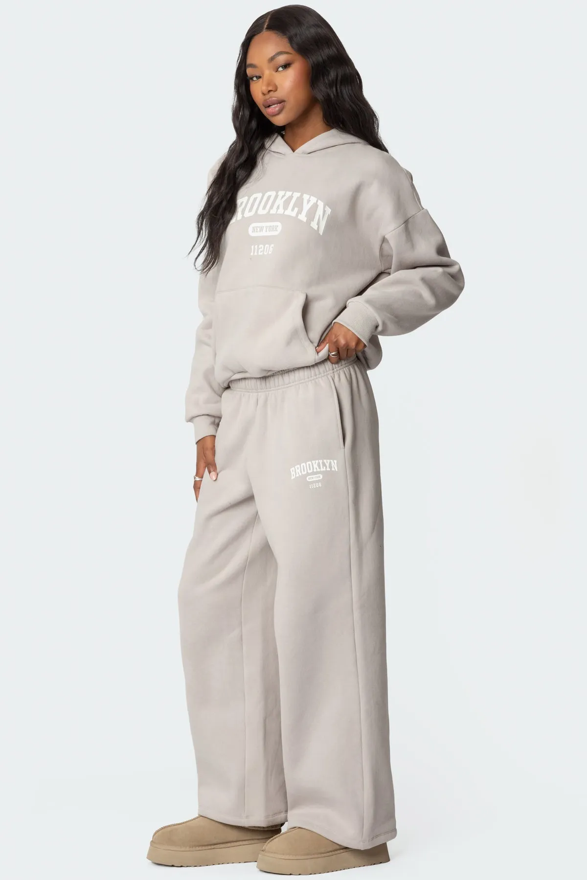 Brooklyn NY Sweatpants sold by Edikted product image thumbnail 3