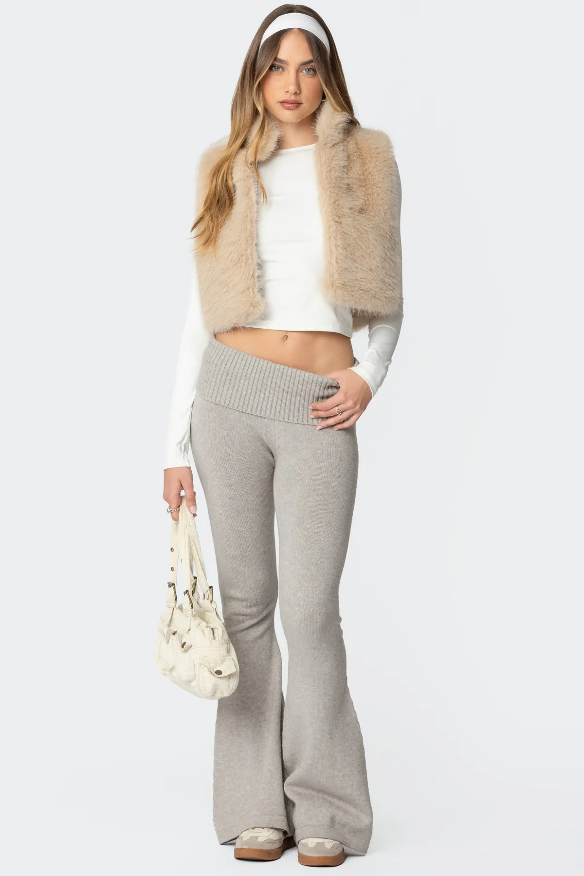 Cassandra Faux Fur Vest sold by Edikted product image thumbnail 2