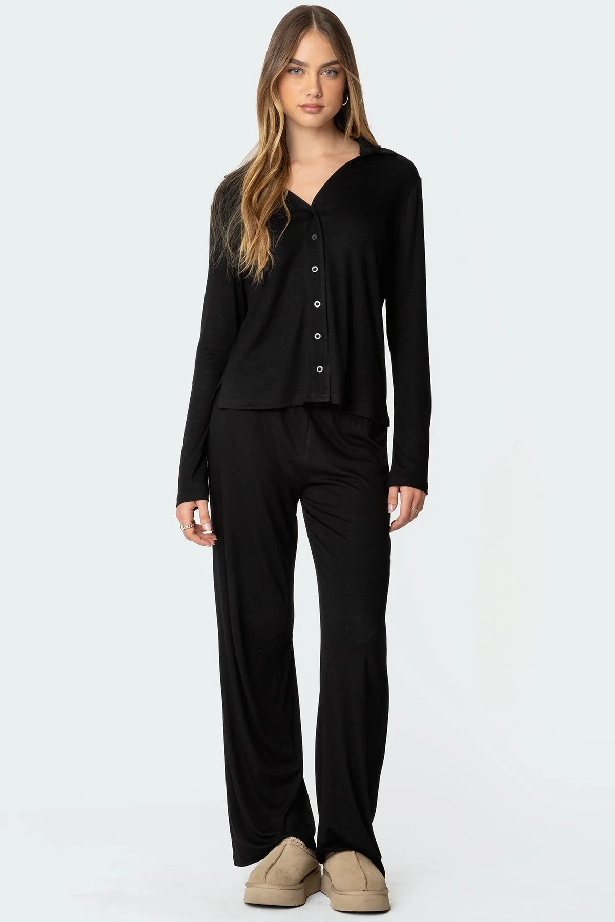 Justina Button Up Top sold by Edikted product image thumbnail 2