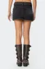 Mia Studded Denim Mini Skirt sold by Edikted