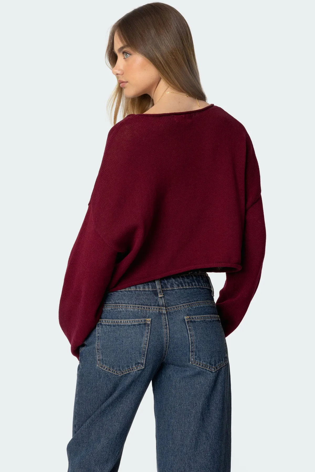 Shyrah Oversized Knit Top sold by Edikted product image thumbnail 5