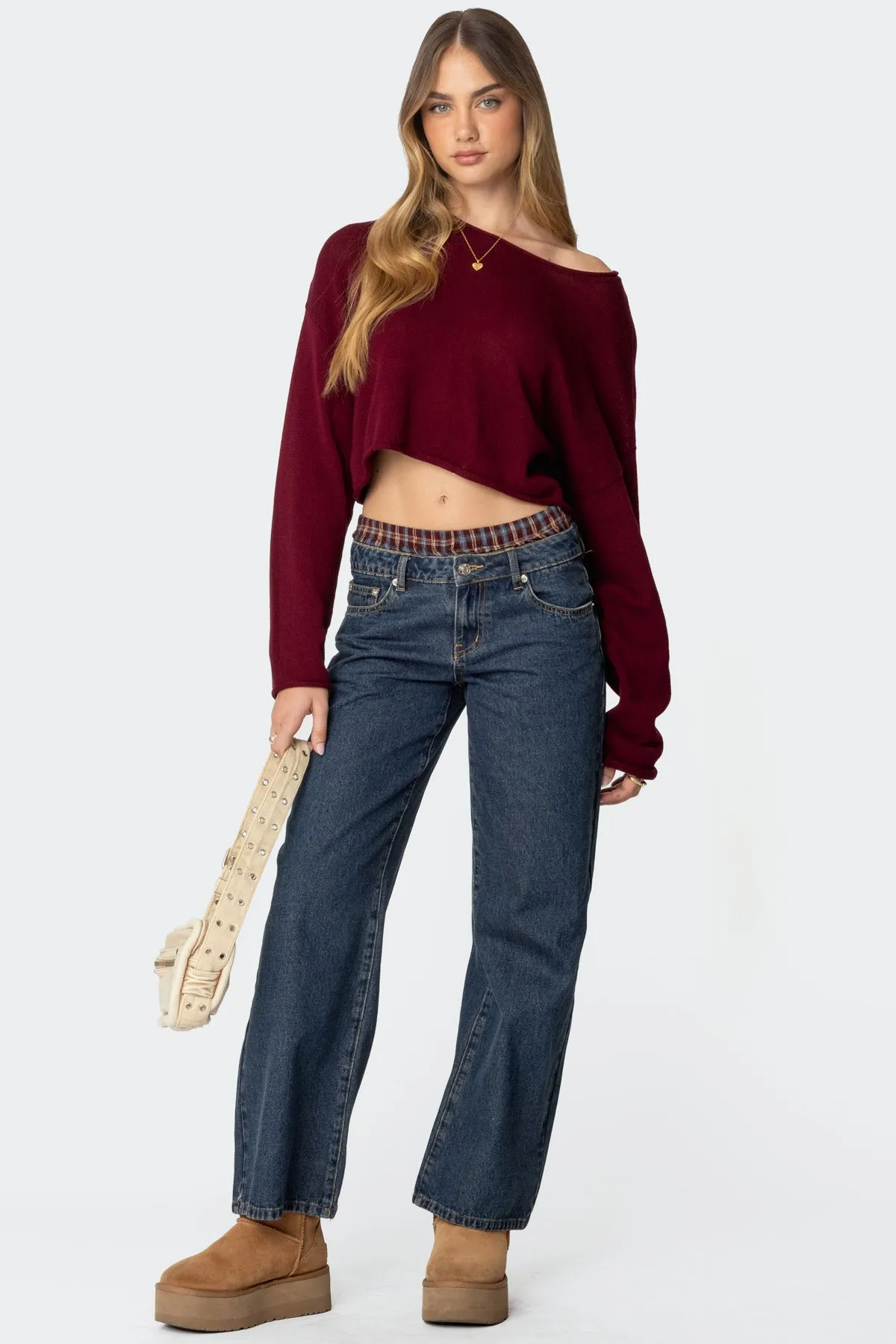 Shyrah Oversized Knit Top sold by Edikted product image thumbnail 2