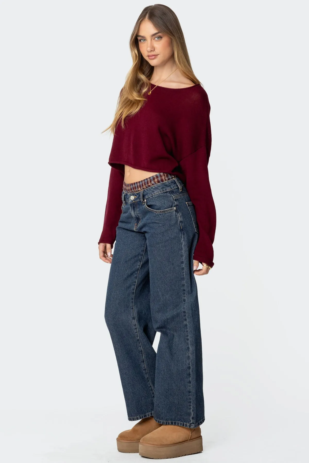 Shyrah Oversized Knit Top sold by Edikted product image thumbnail 4