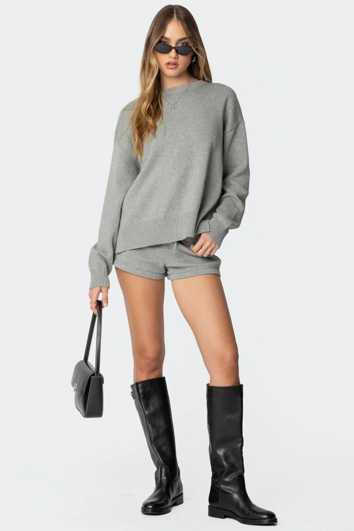 Riley Oversized Knit Sweater sold by Edikted product image thumbnail 2