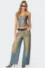 Sulivan Strapless Faux Leather Corset sold by Edikted
