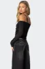 Susie Off Shoulder Mesh Top sold by Edikted