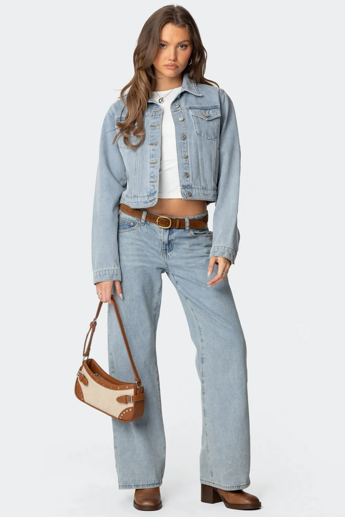 Barb Denim Jacket sold by Edikted product image thumbnail 2