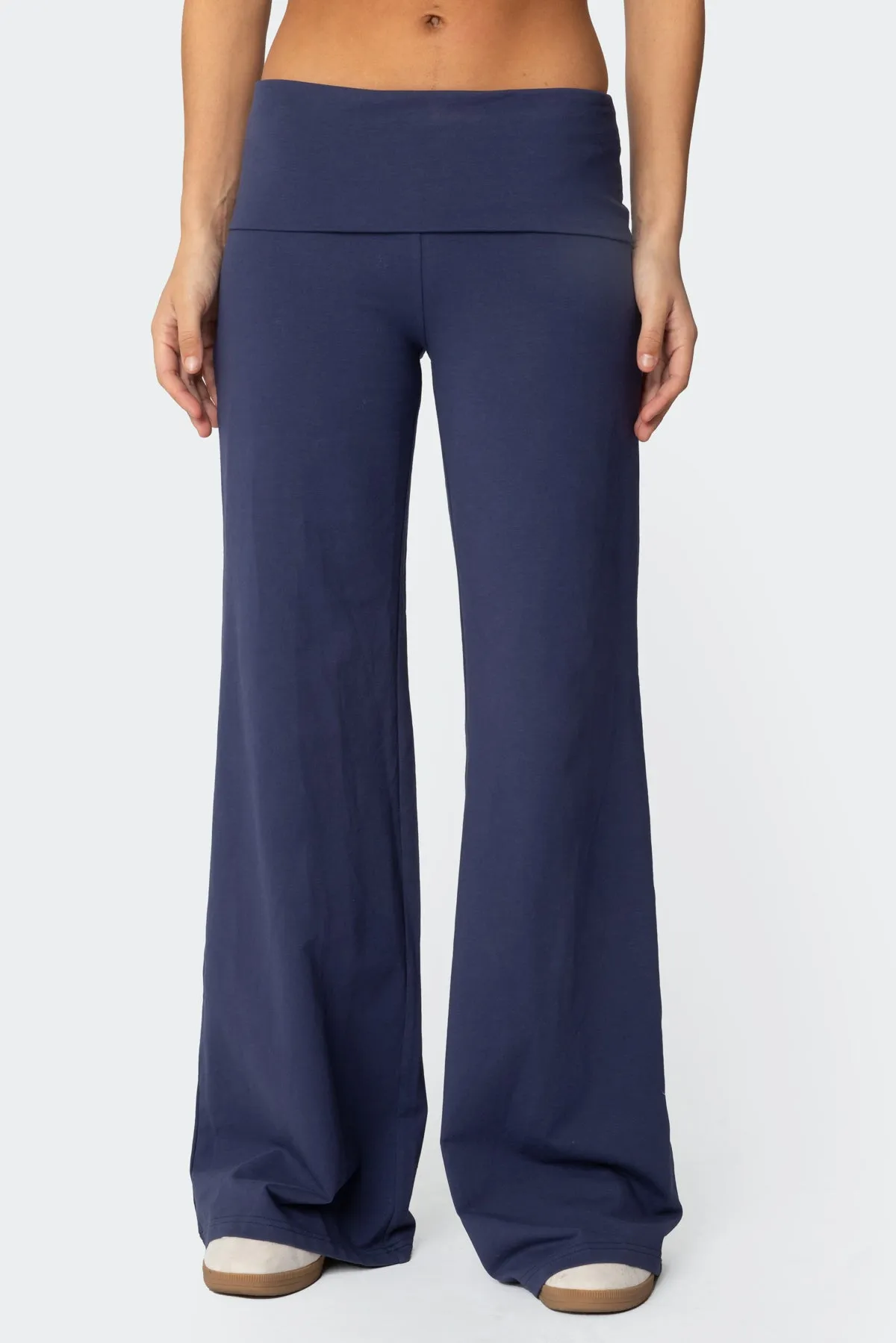 Wide Leg Foldover Pants sold by Edikted product image thumbnail 2