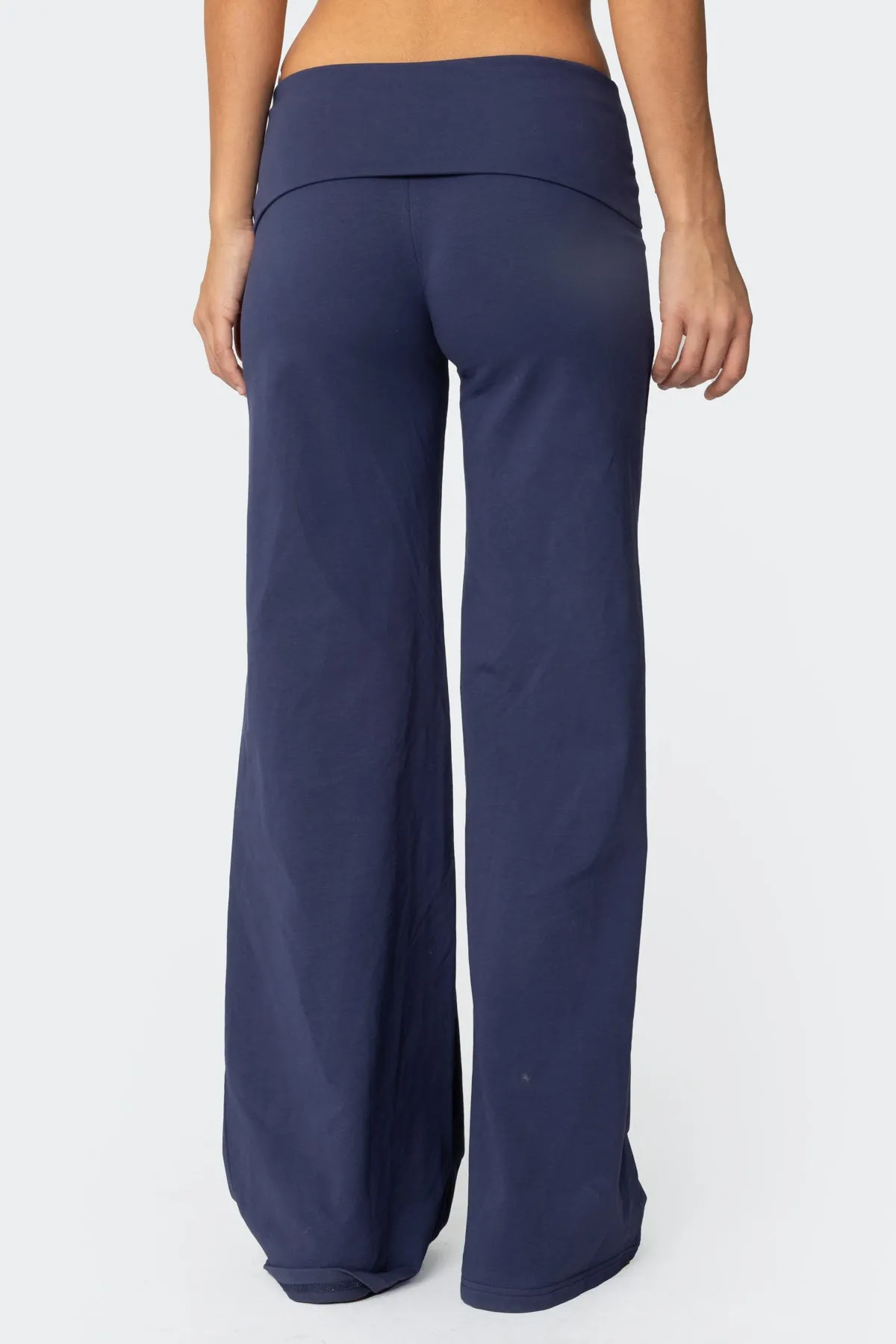 Wide Leg Foldover Pants sold by Edikted product image thumbnail 5