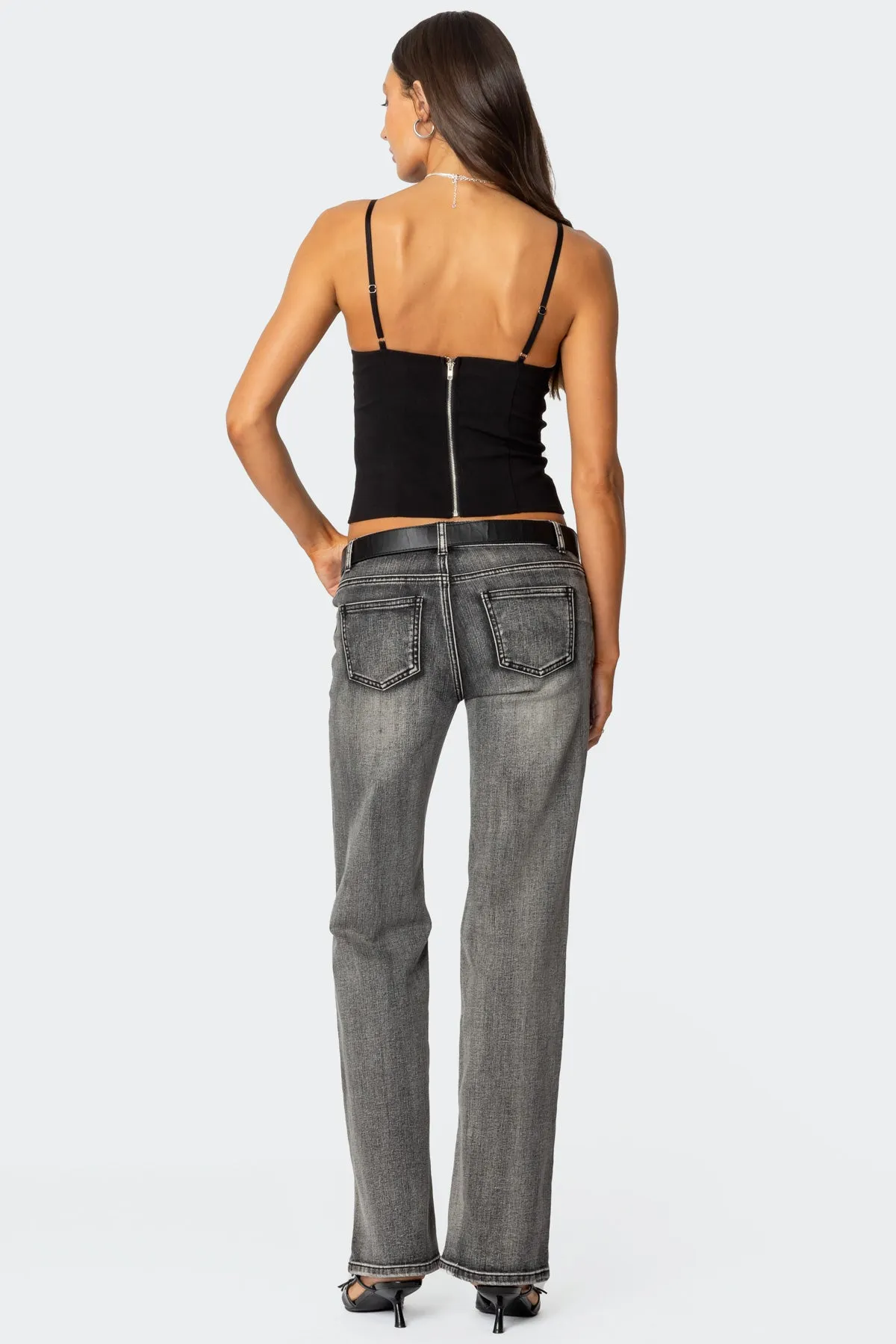 Liana Cut Out Tank Top sold by Edikted product image thumbnail 4