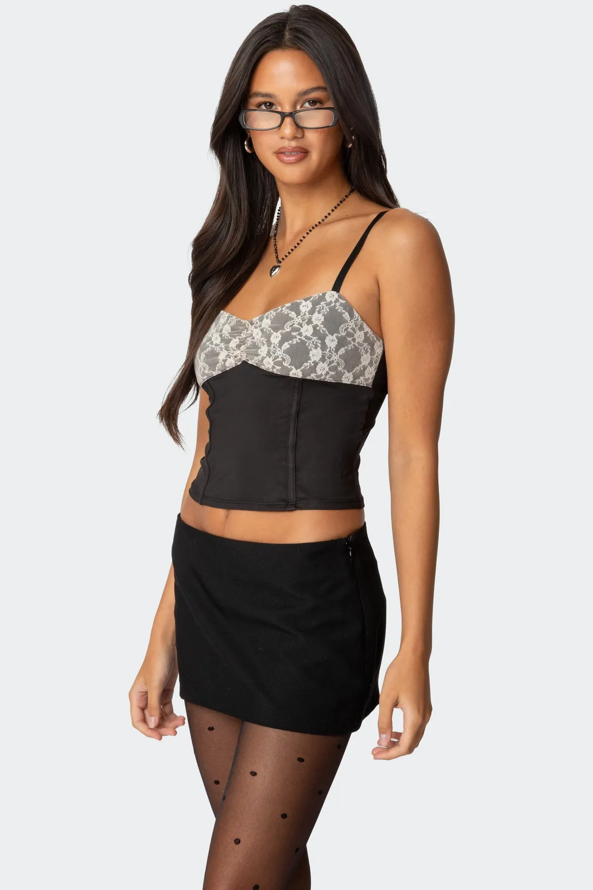 Jaxon Lacey Layered Tank Top sold by Edikted product image thumbnail 3