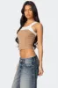 Ila Contrast Layered Corset sold by Edikted