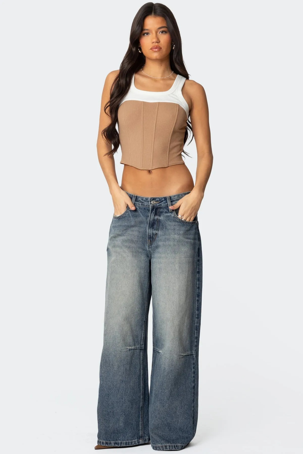 Ila Contrast Layered Corset sold by Edikted product image thumbnail 5