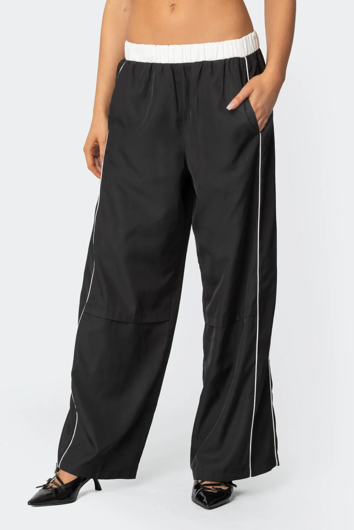Ofir Nylon Track Pants sold by Edikted product image thumbnail 2
